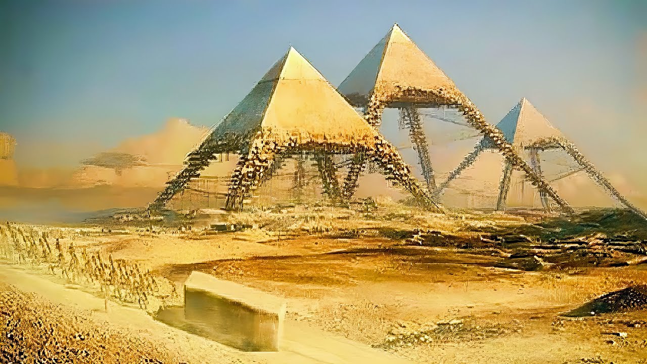 Huipputeknologia. Piramidien läheltä tehty salainen löytö herättää teorioita muinaisen Egyptin salaisuuksista.