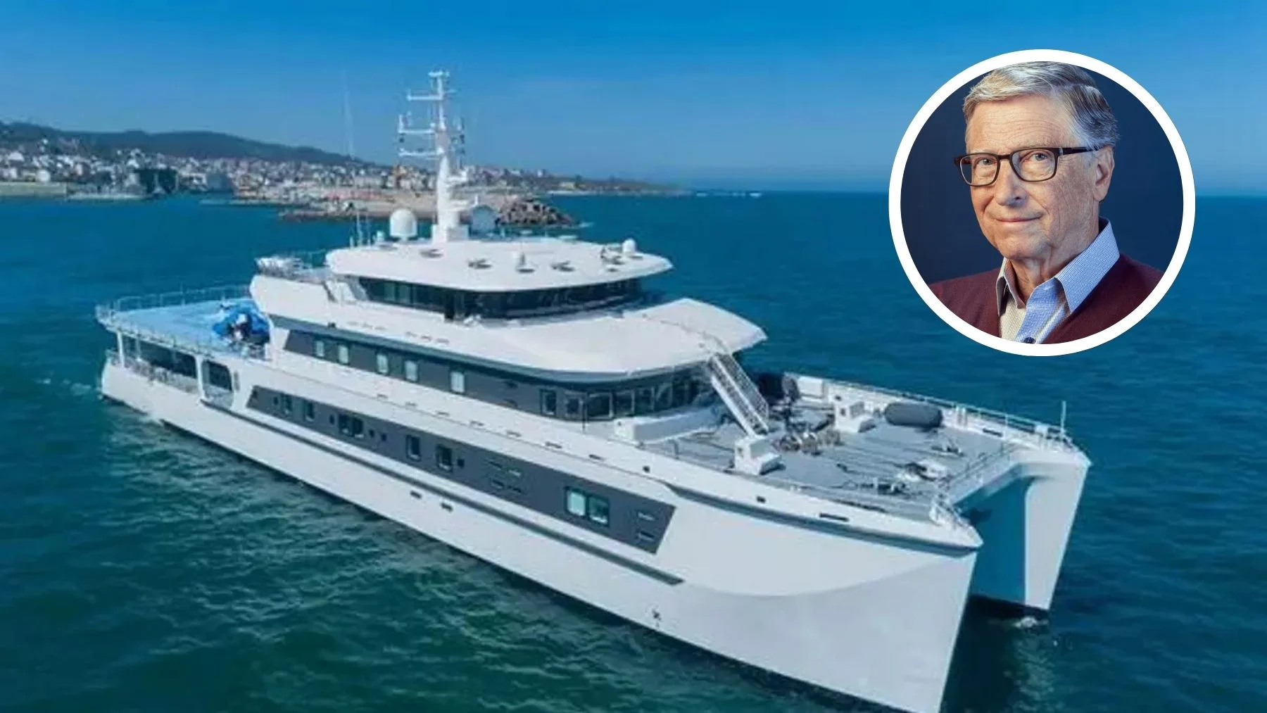 Bill Gatesin 55 miljoonalla dollarilla myyty jahti purjehtii Ibizan ympärillä: siinä on helikopterikenttä, sukellusvene...