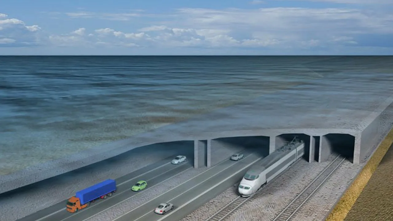 Uskomaton 4270 metrin pituinen ja lähes 700 miljoonaa euroa maksanut eurooppalainen tunneli, joka yhdistää nämä kaksi maata, on valmistunut.